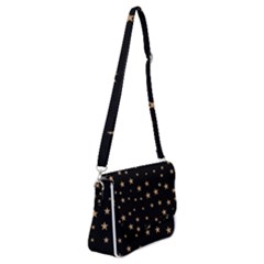 Little Stars Pattern Shoulder Bag With Back Zipper by ConteMonfrey