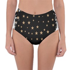 Little Stars Pattern Reversible High-waist Bikini Bottoms by ConteMonfrey