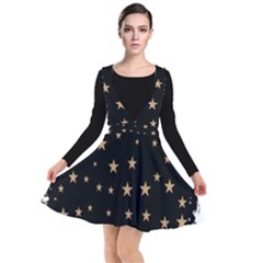 Little Stars Pattern Plunge Pinafore Dress by ConteMonfrey