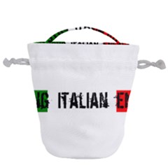 Strong Italian Energy Drawstring Bucket Bag by ConteMonfrey