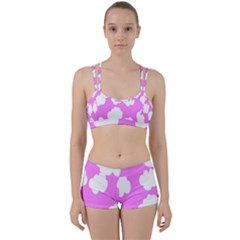 Purple Clouds Perfect Fit Gym Set by ConteMonfrey