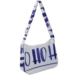 Ho Ho Ho! Christmas Minimalist Zip Up Shoulder Bag by ConteMonfrey