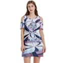 Vanilla Dream Women s Cold Shoulder Round Neck Mini Dress View1