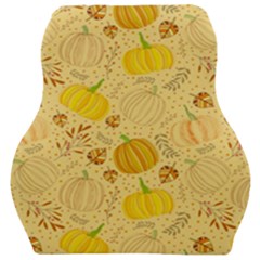 Pumpkins Autumn Fall Harvest Car Seat Velour Cushion  by Apenda