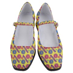 Colorful Bitcoin Pattern Women s Mary Jane Shoes by ExtraAwesomeSauce