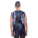Cyberpunk Demon Samurai Men s Basketball Tank Top View2