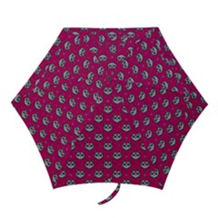 Calavera Cat Art Pattern Mini Folding Umbrellas by ExtraAwesomeSauce