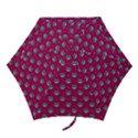 Calavera Cat Art Pattern Mini Folding Umbrellas View1