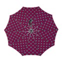 Calavera Cat Art Pattern Automatic Folding Umbrella with Case (Large) View1