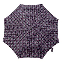 Sugar Skull Cat Pattern Hook Handle Umbrellas (medium) by ExtraAwesomeSauce