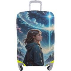 Enchanting Fantasy Night Sky Scene Luggage Cover (large) by ExtraAwesomeSauce