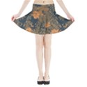 Seamless Pattern Patterns Leaves Vintage Mini Flare Skirt View3