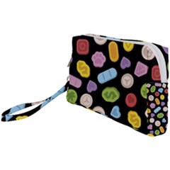 Ecstasy Pills Pattern Wristlet Pouch Bag (small) by Valentinaart