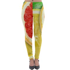 Fruit, Lemon Lightweight Velour Leggings by kyorashop23