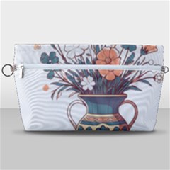 Flower Vase Nature Bloom Blossom Handbag Organizer by Salmanaz77