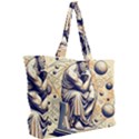 Thinker Sculpture Design Geometric Simple Shoulder Bag View2