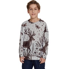 Artwork Graffiti Painting Creative Kids  Crewneck Sweatshirt by Salmanaz77