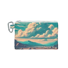 Mountains Countryside Agriculture Canvas Cosmetic Bag (small) by Salmanaz77