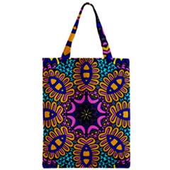 Mandala Fishes   Zipper Classic Tote Bag by ConteMonfrey