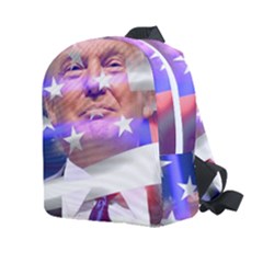 Donald Trump Flag Kids  Age 2-4 Lightweight Preschool Backpack by vintagetrump