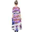Donald Trump Flag Kids  Quarter Sleeve Maxi Dress View2