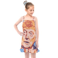 Orange Donald Trump Kids  Overall Dress by vintagetrump