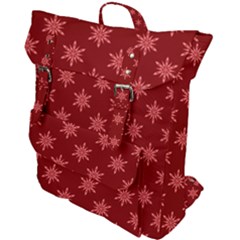 Illustrations Red Abstract Pattern Seamless Texture Buckle Up Backpack by Hannah976