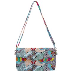 Supersonicangeldream Removable Strap Clutch Bag by chellerayartisans