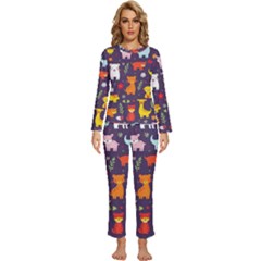 Pet Animal 01 Womens  Long Sleeve Lightweight Pajamas Set by myclothy