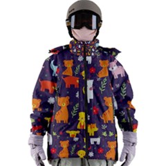 Pet Animal 01 Women s Zip Ski And Snowboard Waterproof Breathable Jacket by myclothy