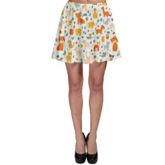 Pet Animal 04 Skater Skirt by myclothy