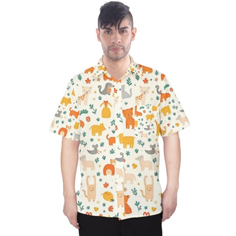 Pet Animal 04 Men s Hawaii Shirt by myclothy