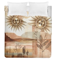Abstract Sun Boho Bohemian Design Duvet Cover Double Side (queen Size) by Salmanaz77