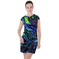 Sci-fi Scenester Drawstring Hooded Dress by MRNStudios
