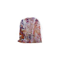Pour Flames Drawstring Pouch (xs) by kaleidomarblingart