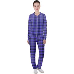 Blue Tartan Plaid 1 Casual Jacket And Pants Set by dressshop