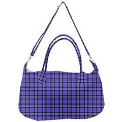 Blue Tartan Plaid 1 Removable Strap Handbag by dressshop