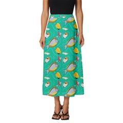 Naso Flame Fabric Classic Midi Chiffon Skirt by SeaworthyClothing