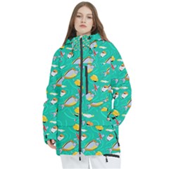 Naso Flame Fabric Women s Multi Pockets Zip Ski And Snowboard Waterproof Breathable Jacket by SeaworthyClothing