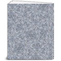 Blue Ornament Complex Mosaic Print Pattern 8  x 10  Hardcover Notebook View2