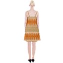 Winter Wonderland Seamless Pattern: Christmas Trees & Snowflakes on Dark Background Spaghetti Strap Velvet Dress View2