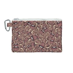 Human Spider Mutant Creatures Motif Random Pattern Canvas Cosmetic Bag (medium) by dflcprintsclothing