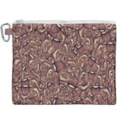 Human Spider Mutant Creatures Motif Random Pattern Canvas Cosmetic Bag (xxxl) by dflcprintsclothing