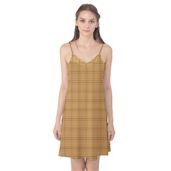 Autumn Fall Plaid Tartan 1 Camis Nightgown  by dressshop