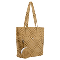 Autumn Fall Plaid Tartan 1 Diagonal Everyday Shoulder Bag With Pouch Bag by dressshop