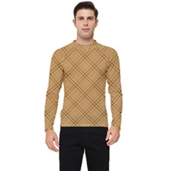 Autumn Fall Plaid Tartan 1 Diagonal Men s Long Sleeve Rash Guard by dressshop
