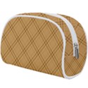 Autumn Fall Plaid Tartan 1 Diagonal Make Up Case (Large) View2