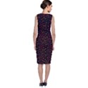 Pattern Ha Ha Ha  Abstract Black Dark Doodle Hahaha Pattern Physco Sleeveless Velvet Midi Dress View2