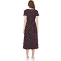 Pattern Ha Ha Ha  Abstract Black Dark Doodle Hahaha Pattern Physco High Low Boho Dress View2