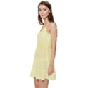 Amber Orange To Cream Yellow Bilinear Gradient Short Frill Dress View2